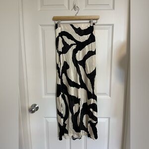 H&M Maxi Satin Skirt